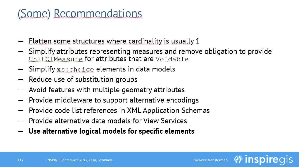 Some recommendations from the study commissioned by BKG